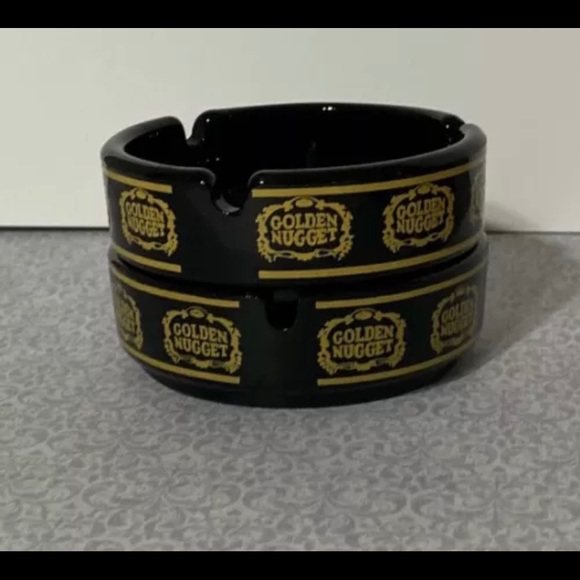 1950’s - 1960’s Golden Nugget Casino - 2 Ashtrays - Picture 2 of 5